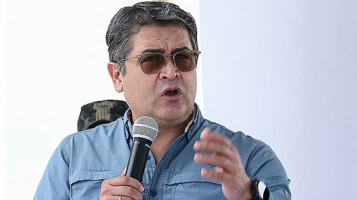 El expresidente hondureño Juan Orlando Hernández, acusado de narcotráfico