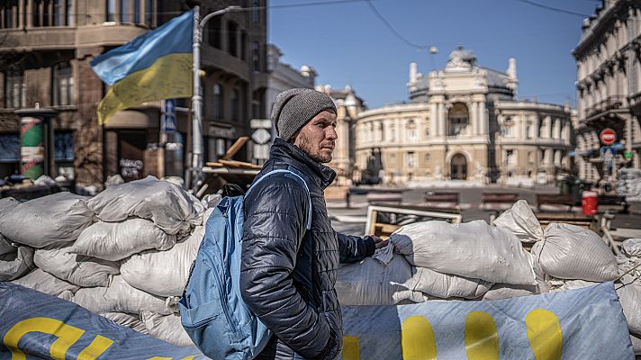 Telediario 1 - Ucrania protege el arte ruso en Odesa de los efectos de la guerra