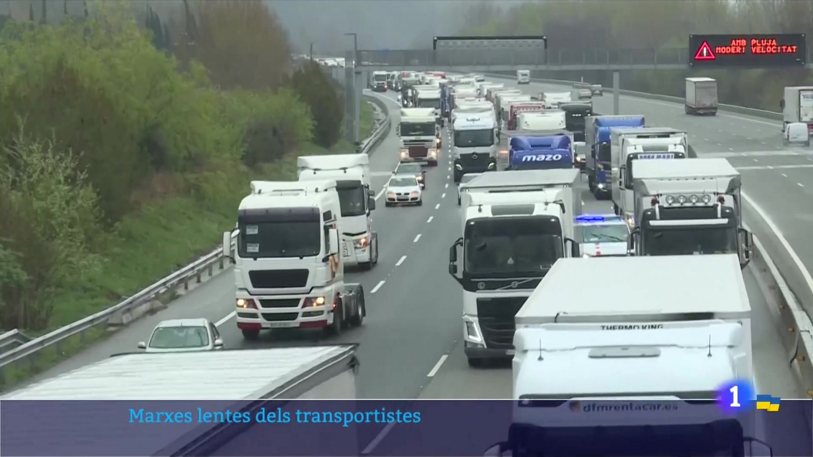 Vuitè dia de vaga dels transportistes 