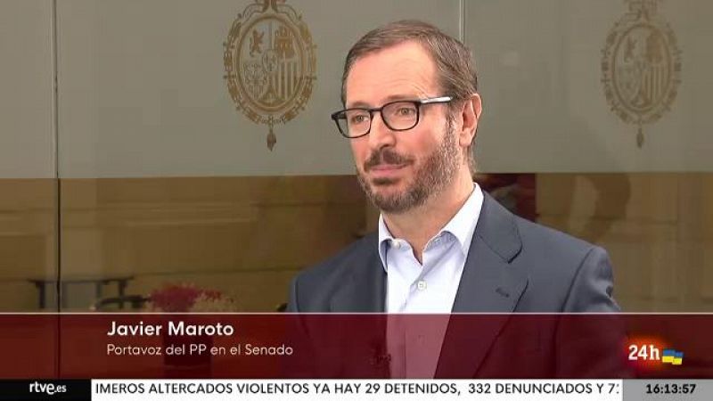 Parlamento - La entrevista - Javier Maroto, portavoz  del PP en el Senado - 19/03/2022