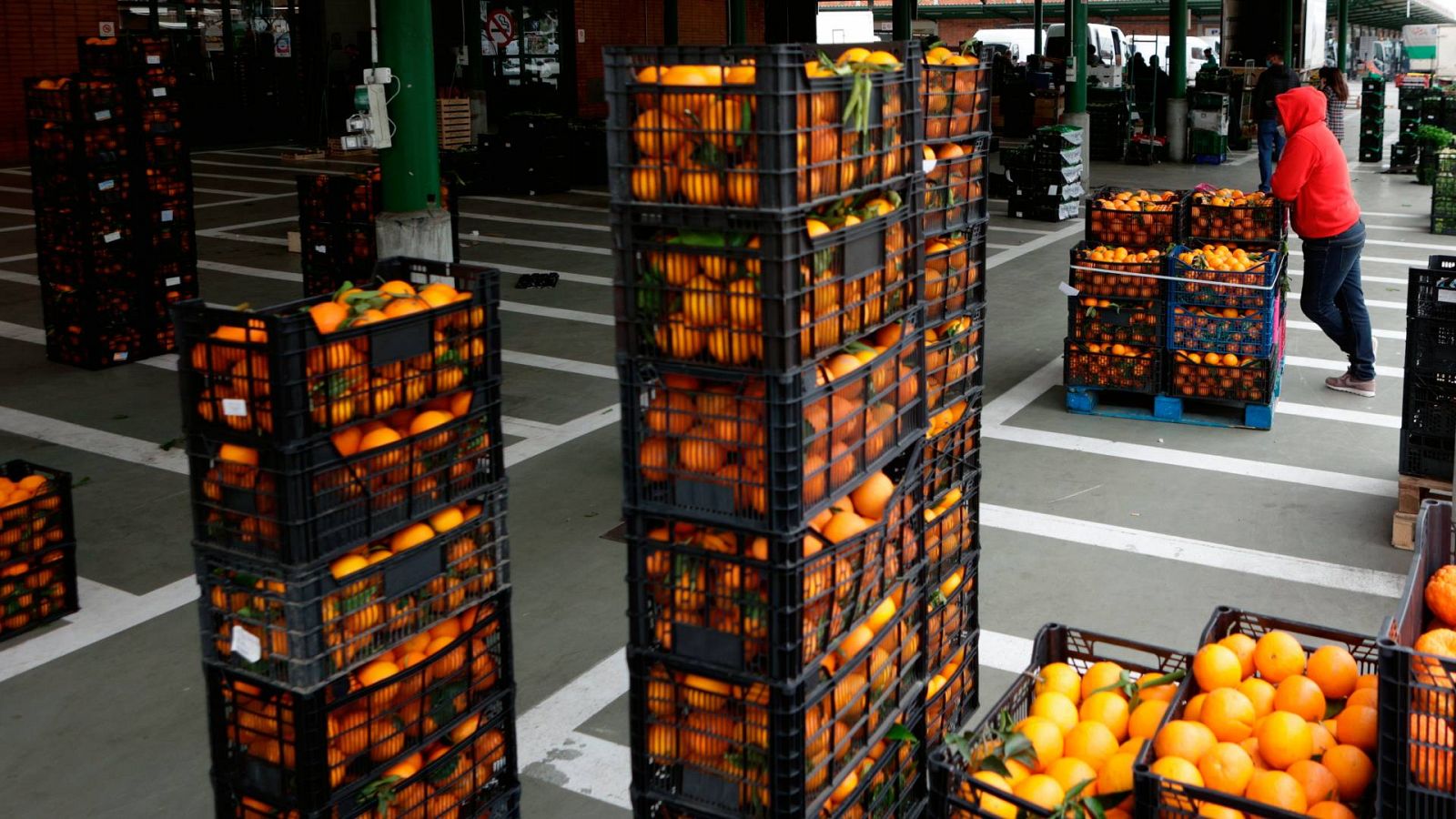 El paro del transporte sube el precio de hortalizas y frutas