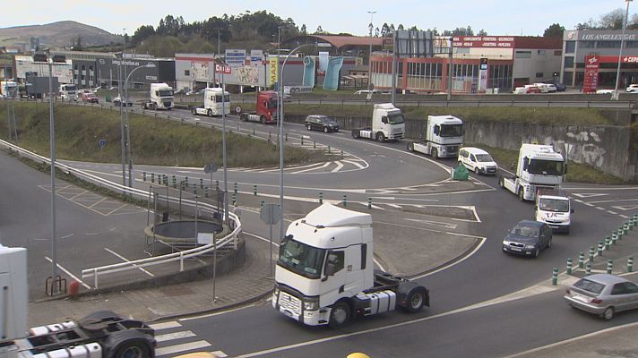 Telexornal - Galicia - Paro no transporte