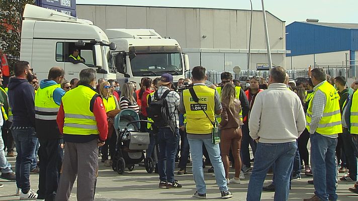 Paro transportistas en Jaén