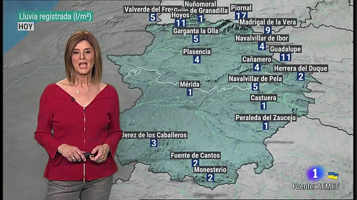 El Tiempo en Extremadura - 22/03/2022