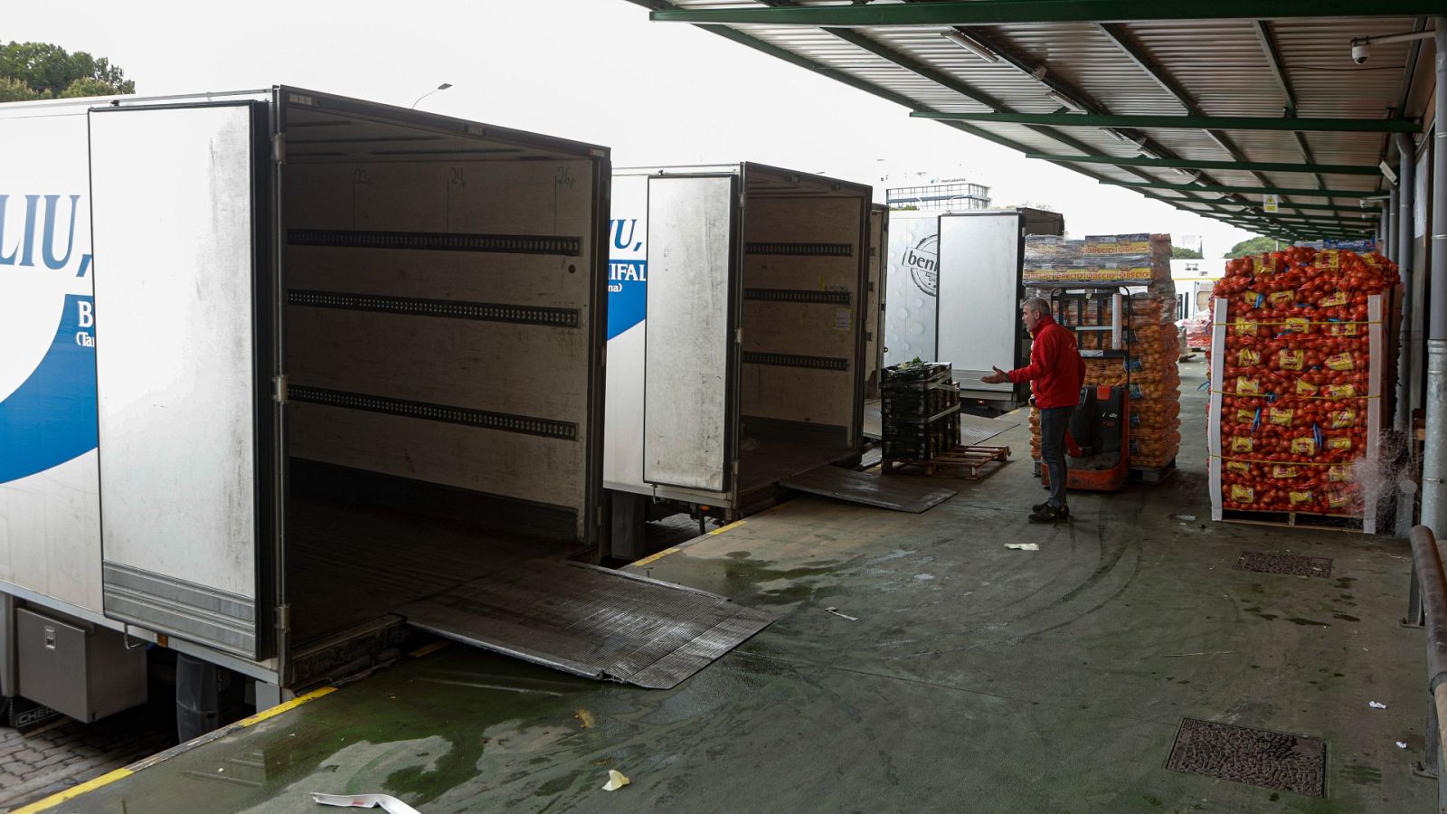 Aumentan los efectos de la huelga en la distribución de alimentos frescos y hortalizas