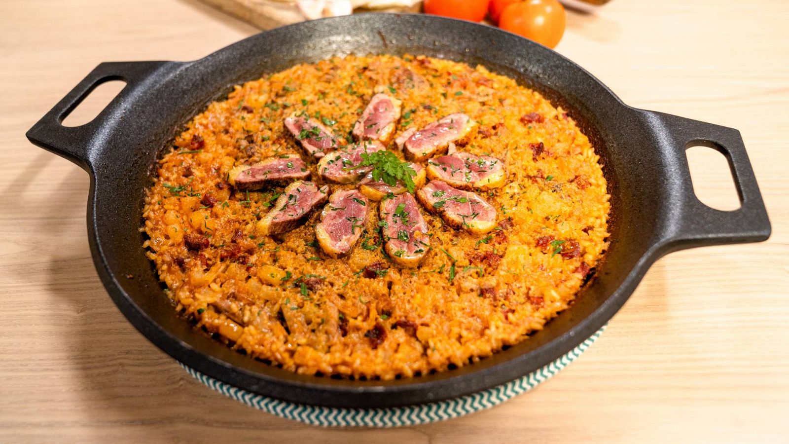 Menudos Torres - Receta de arroz de pato al horno