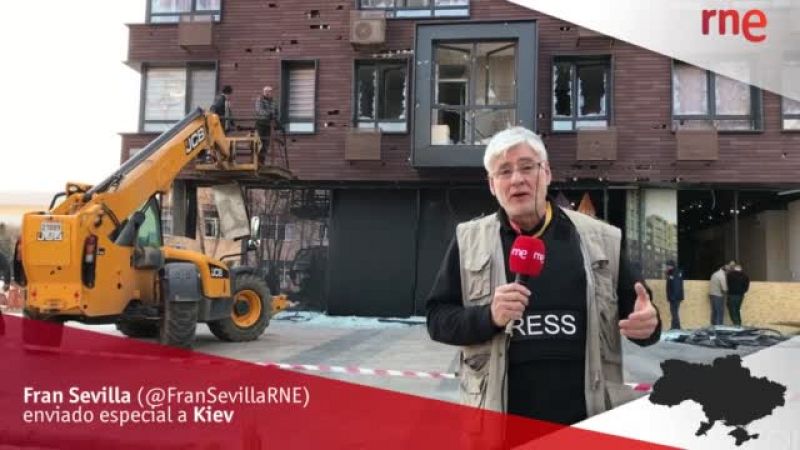 RNE en Ucrania | Rusia bombardea el barrio de Nyvky, al noroeste de Kiev - Escuchar ahora