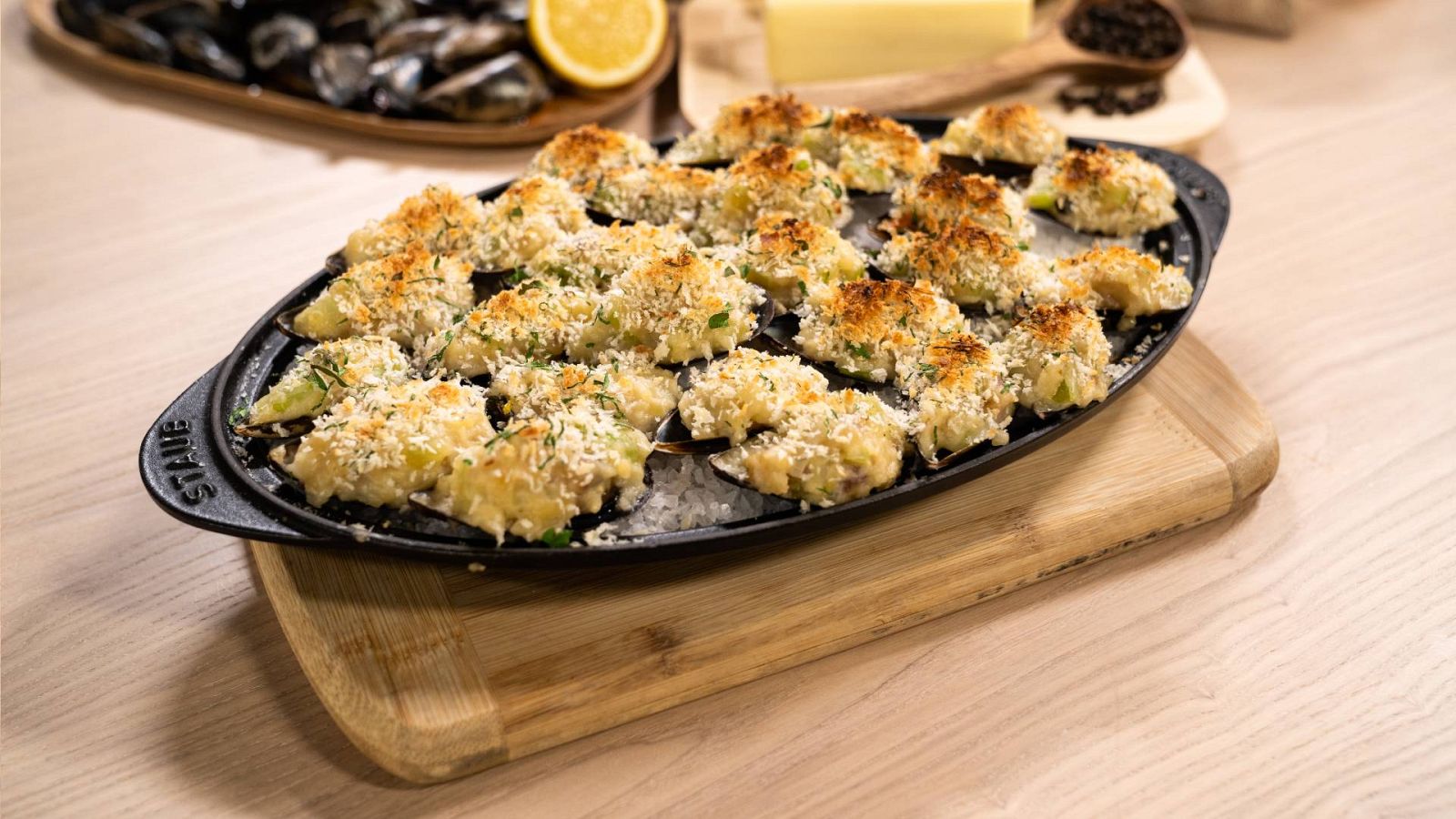 Menudos Torres - Receta mejillones a la belga