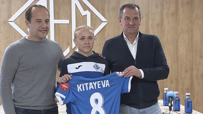 Telediario 2 - Una ayuda para las futbolistas ucranianas por Lluís Cortés