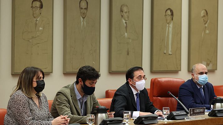 Telediario 2 - Albares viajará a Marruecos el 1 de abril