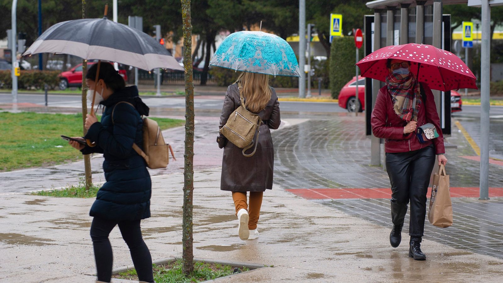 Cielos nubosos o cubiertos con precipitaciones casi generalizadas