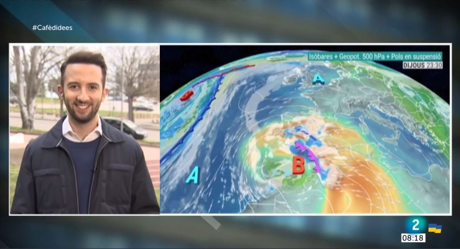 El Temps (24/03/2022) - Dijous de paraigua plegable i ambient fresc arreu. Demà i dissabte encara tindrem alguns ruixats, mentre que diumenge farà sol i bonança