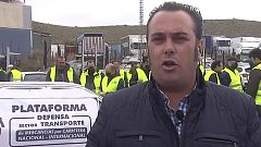 Los convocantes del paro de transportistas: "Vamos a mantener el paro mientras esta administración no se digne a recibirnos"