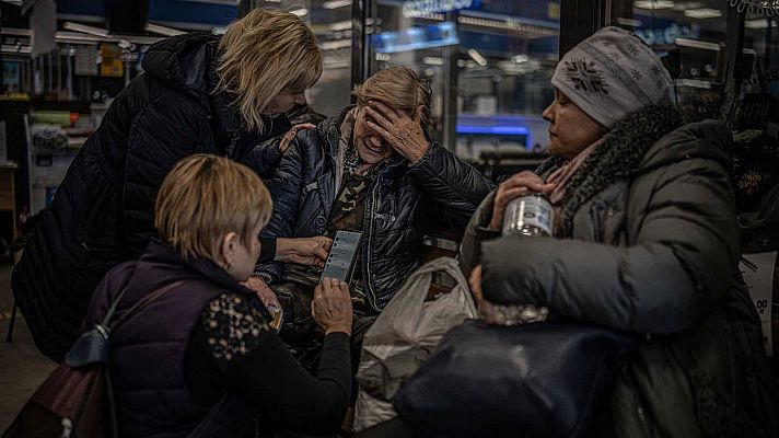 Telediario 1 - La huída de Mariúpol: "Rusia no respeta los corredores"