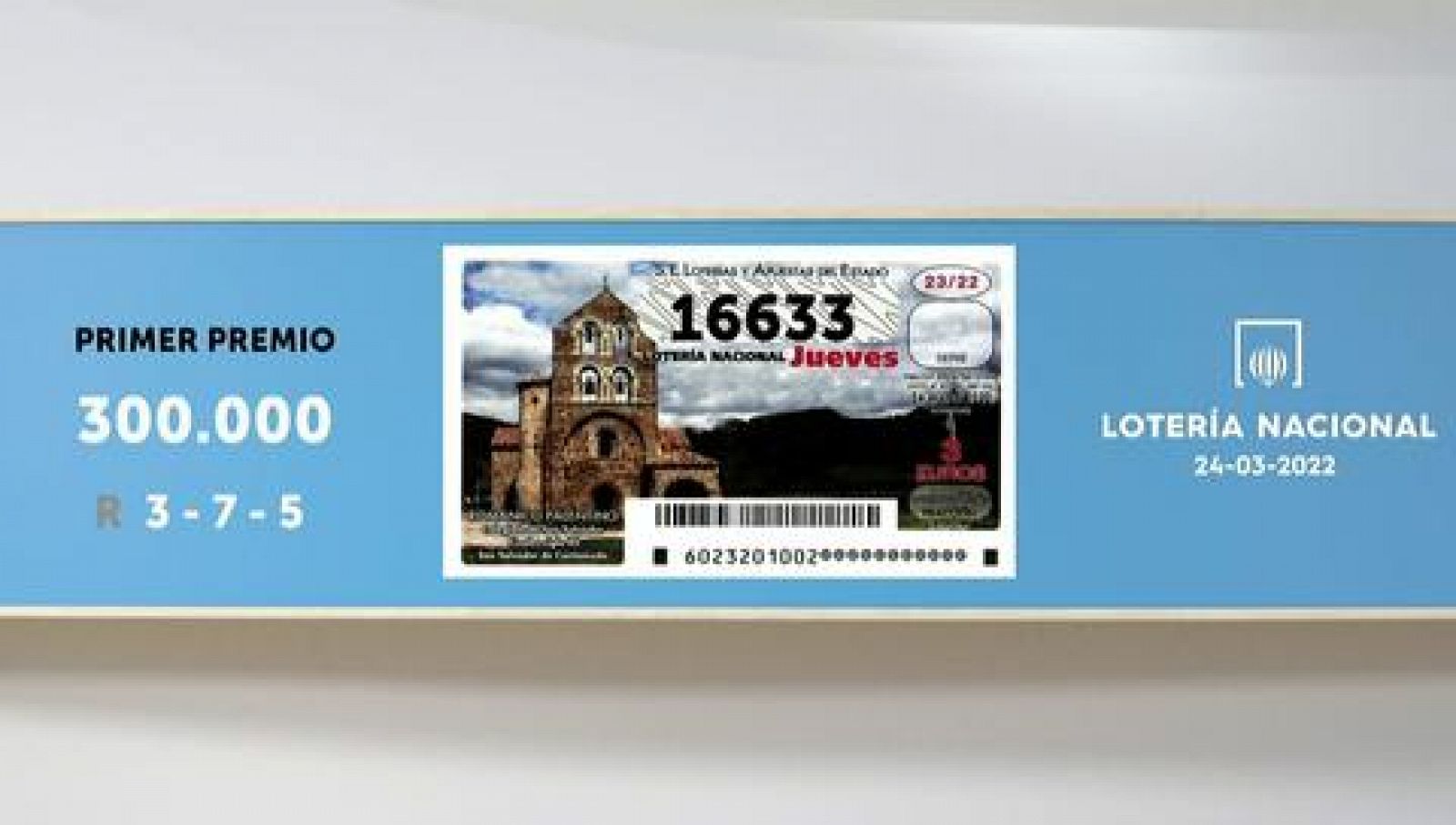 Sorteo de la Lotería Nacional del 24/03/2022 - Ver ahora