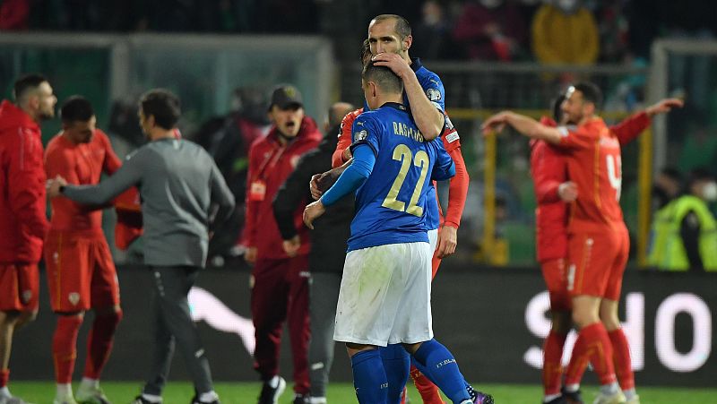 Gol de Trajkovski que deja a Italia fuera del Mundial de Catar 2022