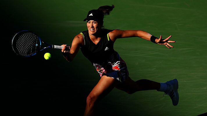  - Muguruza, con una lesión en el hombro izquierdo, obligada a parar