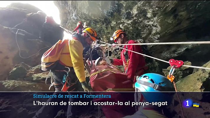 Informatiu Balear - Simulacre de rescat a Formentera