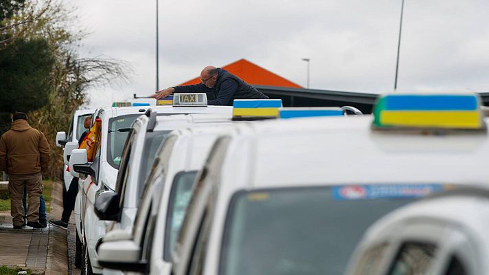 Los taxistas españoles se solidarizan con los ucranianos