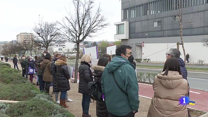 Concentración frente al Palacio de Justicia de Tudela