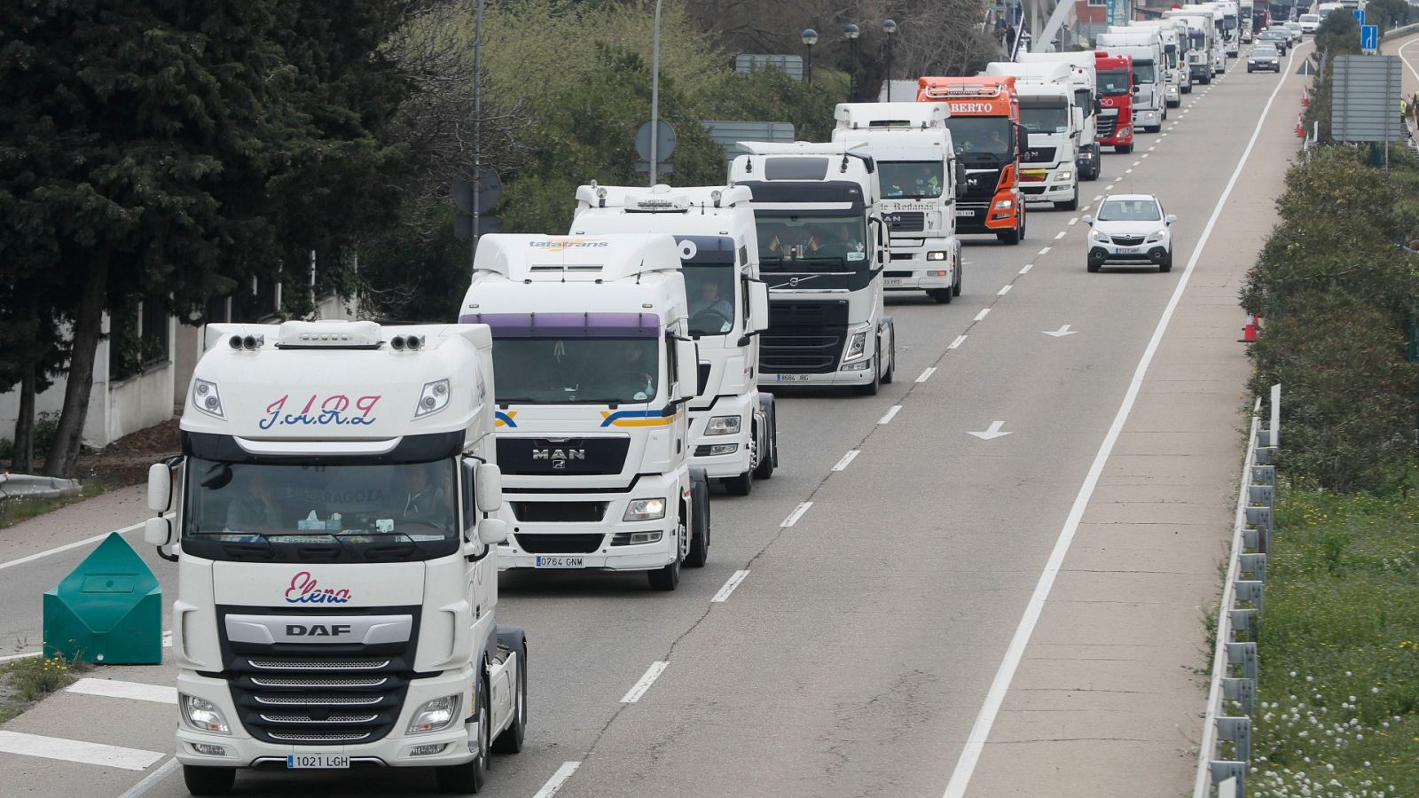 El paro de los transportistas cumple trece días