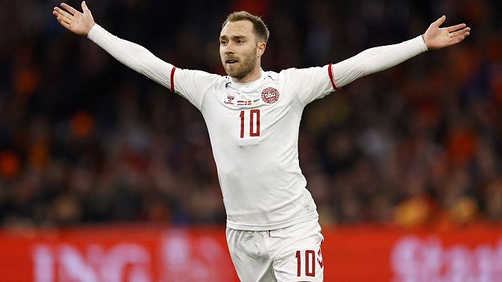 Eriksen vuelve a Dinamarca con gol en la derrota ante Países Bajos