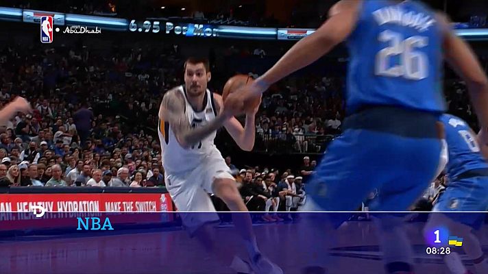 Telediario Matinal - Hernangómez, titular en la derrota de los Jazz ante los Mavs