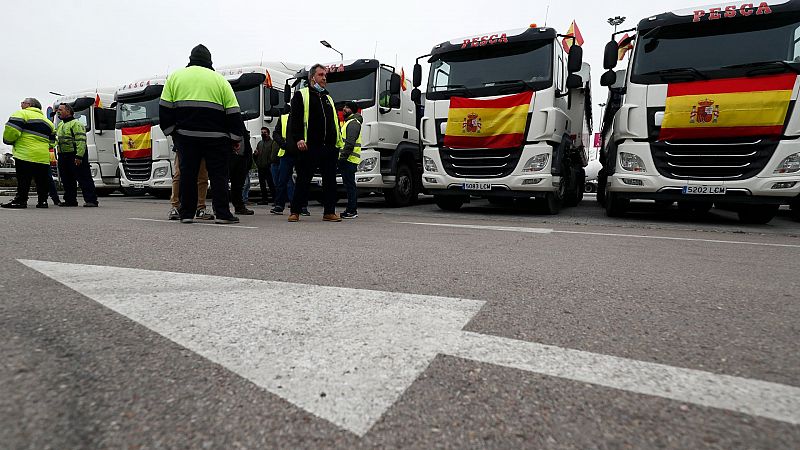 Los convocantes del paro de transportistas siguen protestando por tercera semana