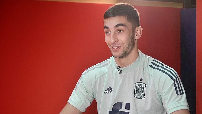 Telediario 1 - Ferran Torres, a RTVE: "No me siento presionado para hacer el gol de la selección"