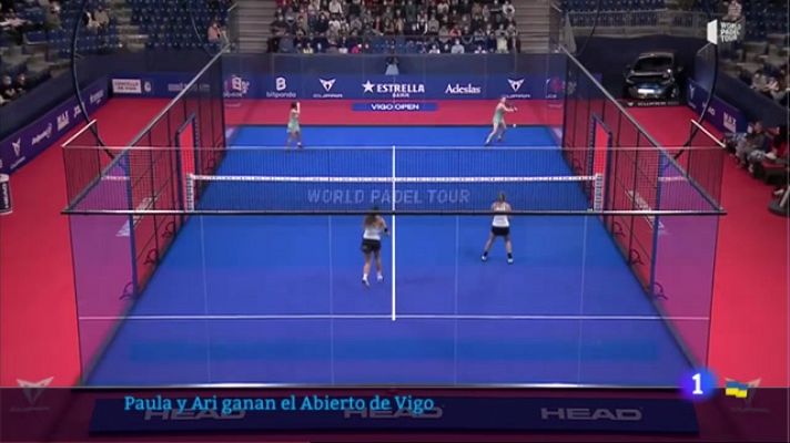 Paula Josemaría y Ariana Sánchez ganan el abierto de Vigo de Pádel