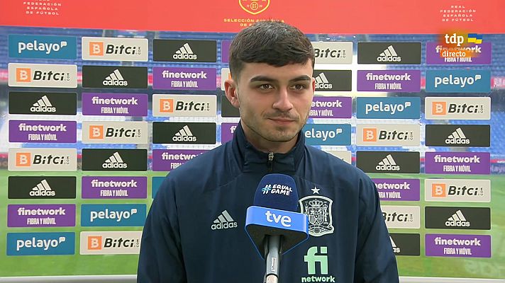 Fútbol - Pedri: "Estoy tomándome a pecho lo de llegar más al área"