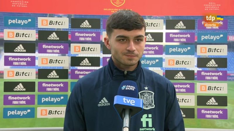 Pedri: "Me estoy tomando a pecho lo de que tengo que llegar más al área" -- Ver ahora