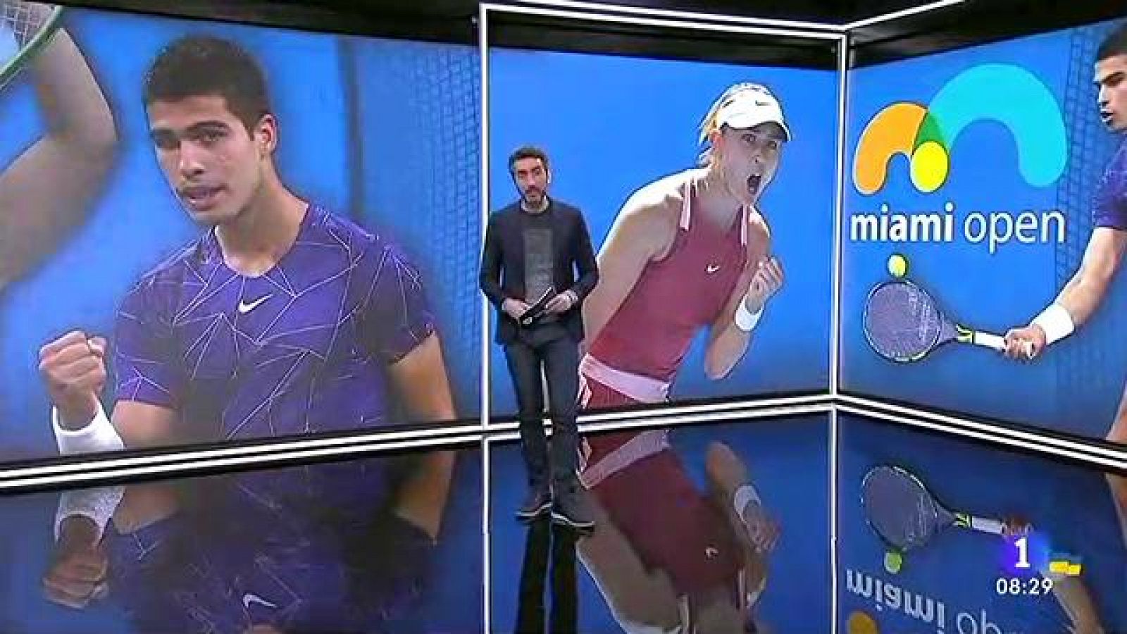 Paula Badosa y Carlos Alcaraz avanzan Master 1000 de Miami | Ver