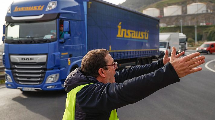 Los paros de los transportistas siguen perdiendo intensidad