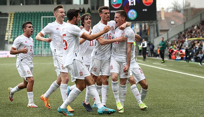 España sella su pase al Europeo sub-21 tras vencer a Eslovaquia (2-3)