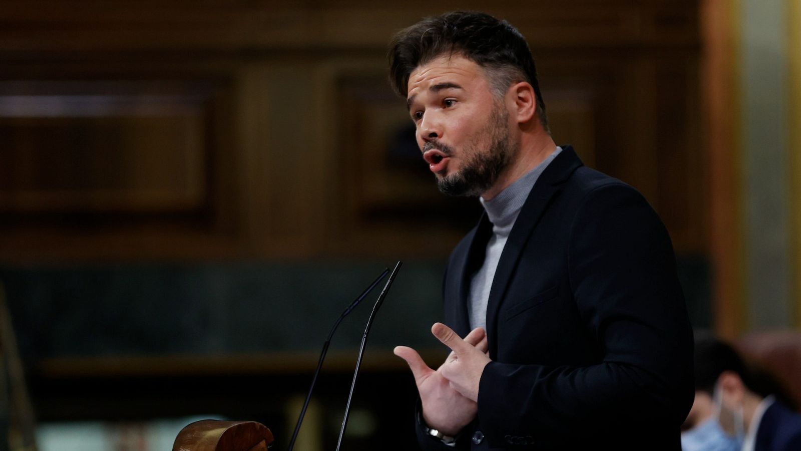 Rufián aplaude el acuerdo energético de España con la UE 