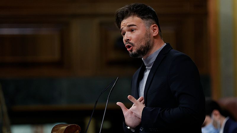 Rufián aplaude el acuerdo energético de España con la UE y cree esencial "desligar el precio del gas y la luz"