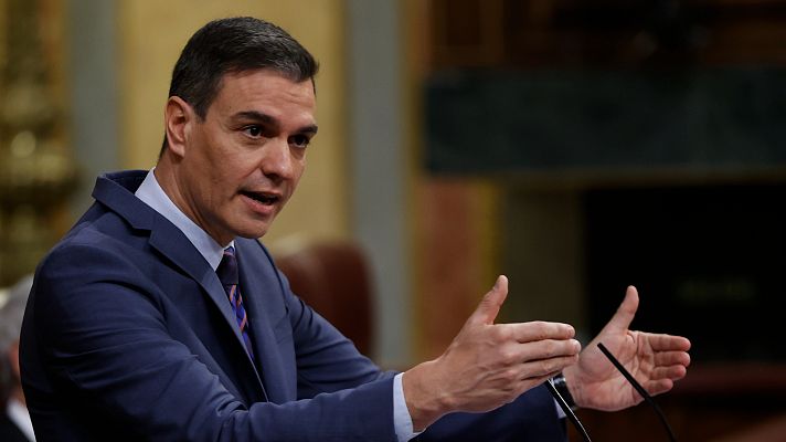 Telediario 1 - Sánchez niega un giro sobre el Sáhara ante las críticas de Unidas Podemos y la oposición