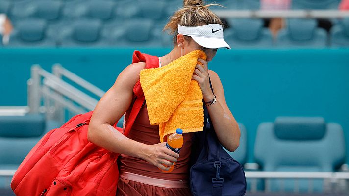 Badosa se retira del Abierto de Miami en cuartos de final