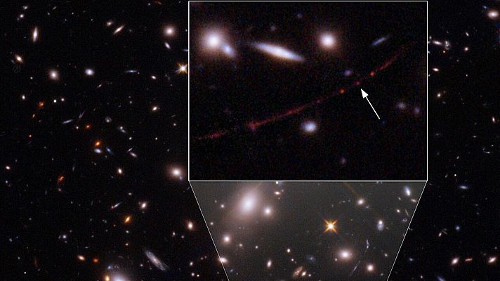 Telediario 2 - El telescopio Hubble descubre Eärendel, la estrella más lejana jamás observada