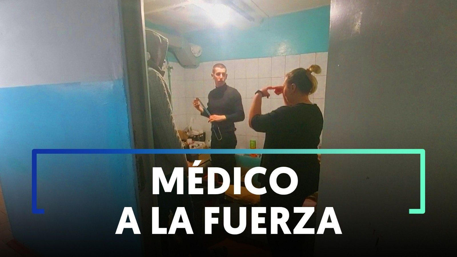 Un estudiante se covierte en médico en el refugio del metro de Járkov