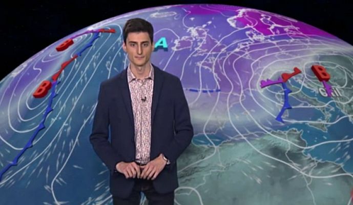 El tiempo - Nevadas significativas en el alto Ebro y Pirineos y descenso de mínimas