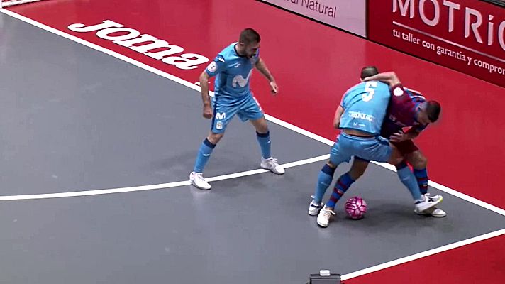 C. de España. 1ª semif.: F.C. Barcelona - Movistar Inter F.S