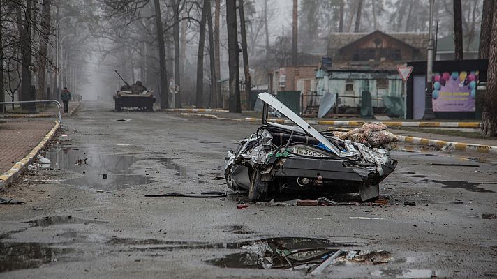 Telediario Fin de Semana - Las tropas ucranianas recuperan Bucha y hallan cerca de 300 cadáveres