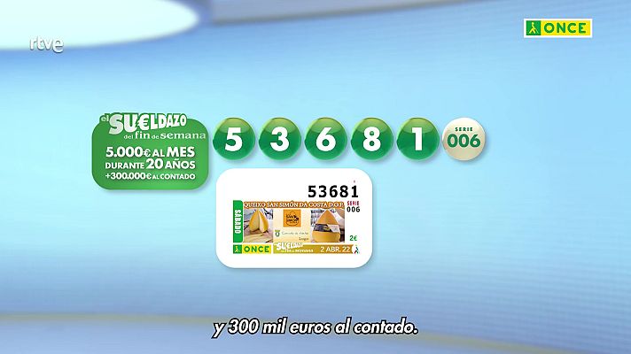 Sorteos ONCE - Sorteo ONCE - 02/04/22