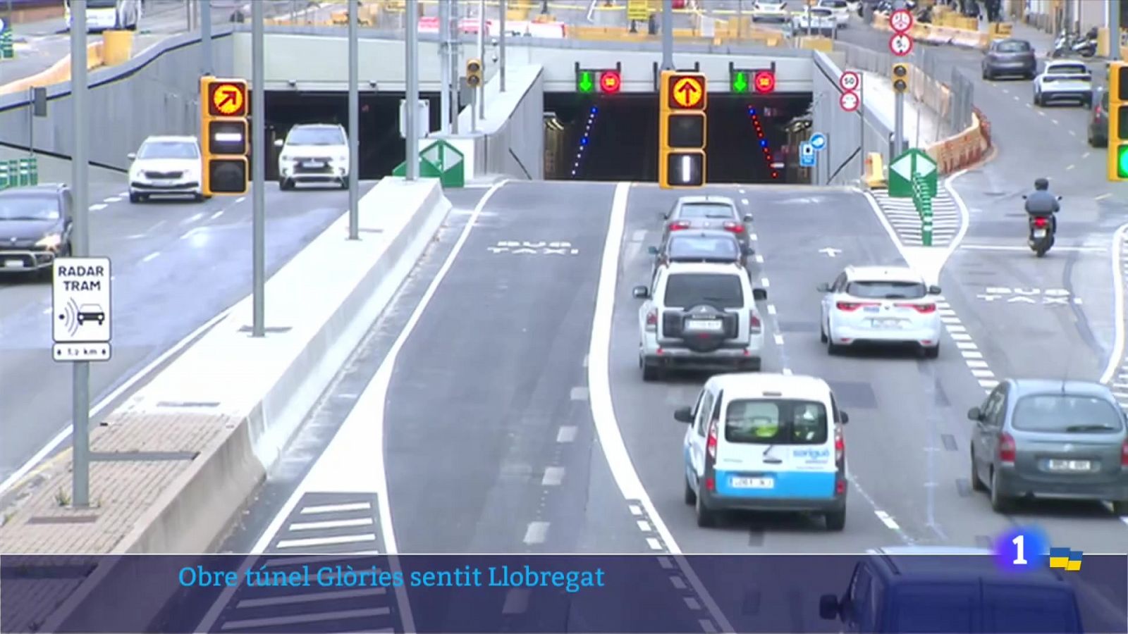 Obre el túnel de Glòries en sentit Llobregat