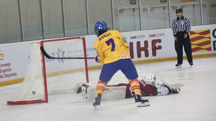 Hockey Hielo. España - Letonia