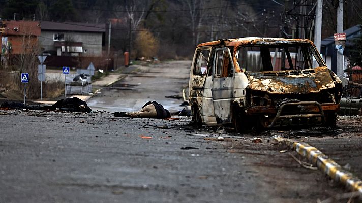 Bucha, una ciudad herida tras 35 días de ocupación rusa: "Disparaban a muchos mayores hasta matarlos"