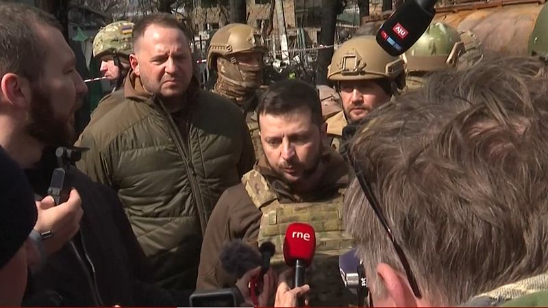 RNE en Bucha: "Es devastador ver cómo ha sido la ocupación rusa" - Escuchar ahora