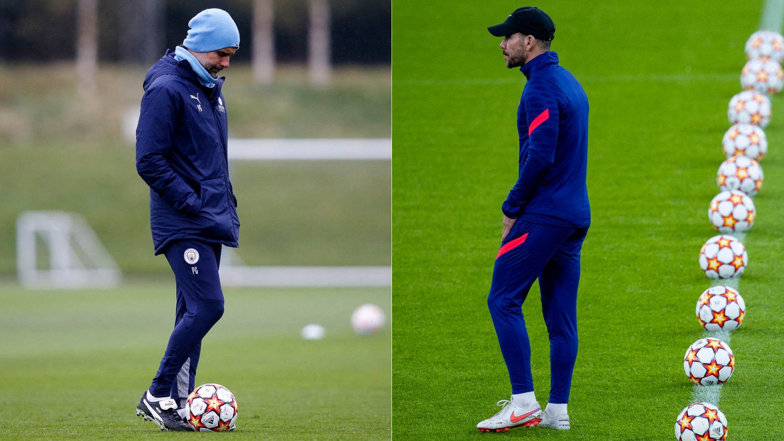 Pep y el Cholo analizan las amenazas del rival